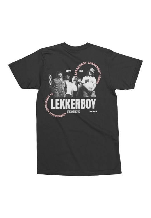 Sticky Fingers - Lekkerboy Tour 2022 [Camiseta Preta]
