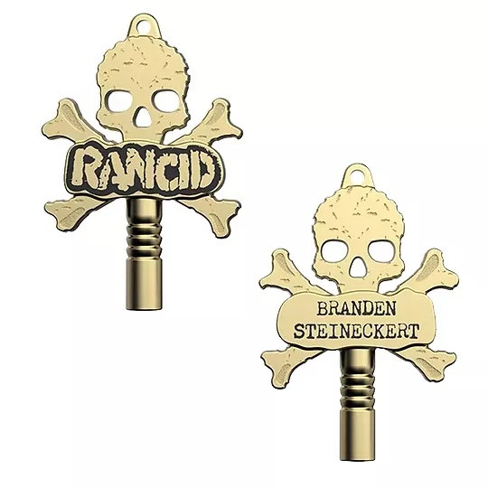 Rancid - Branden Steineckert Signature Drum Key Matte Gold [Chave de Bateria]