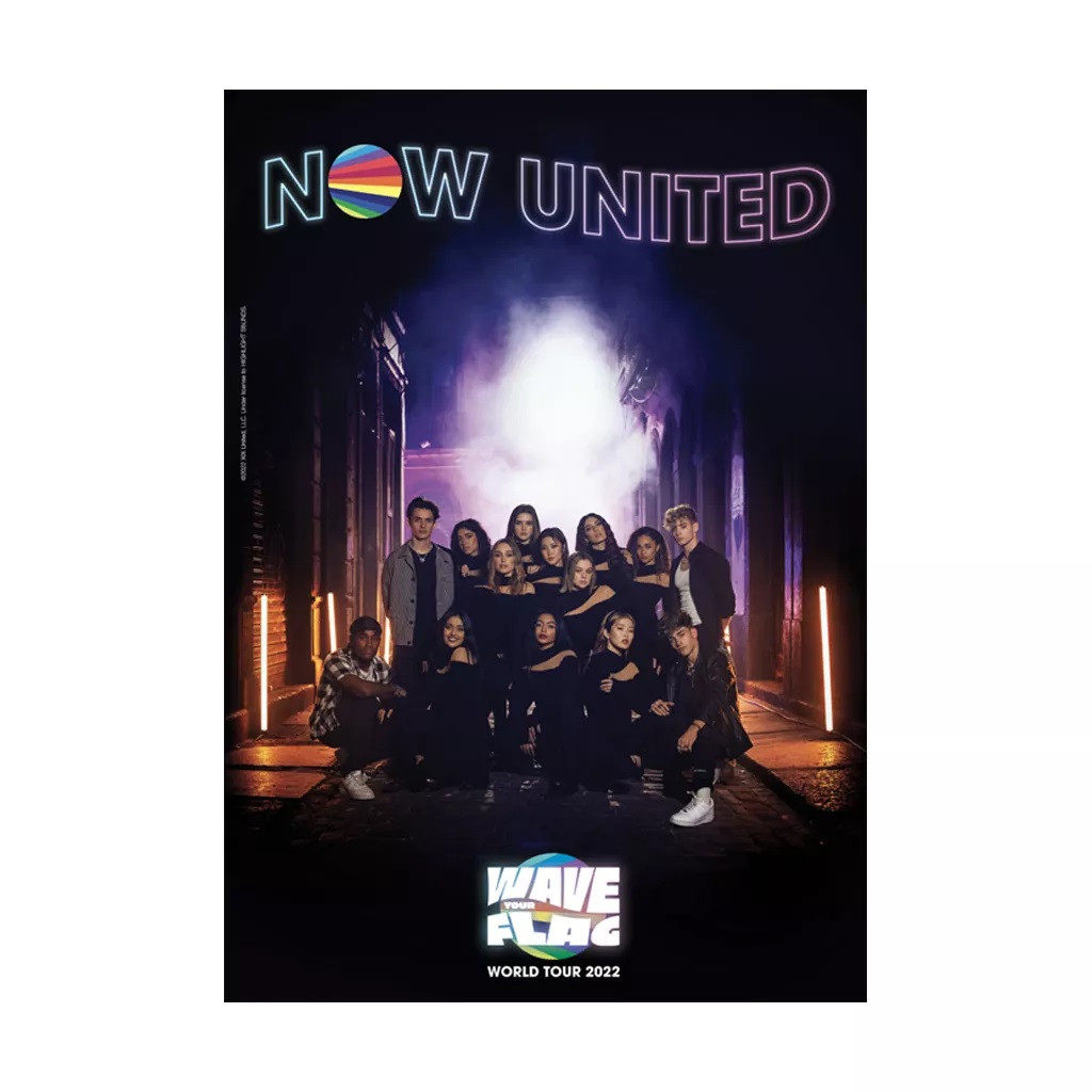 Now United - Wave Your Flag Tour [Pôster #1 c/ Tubo]