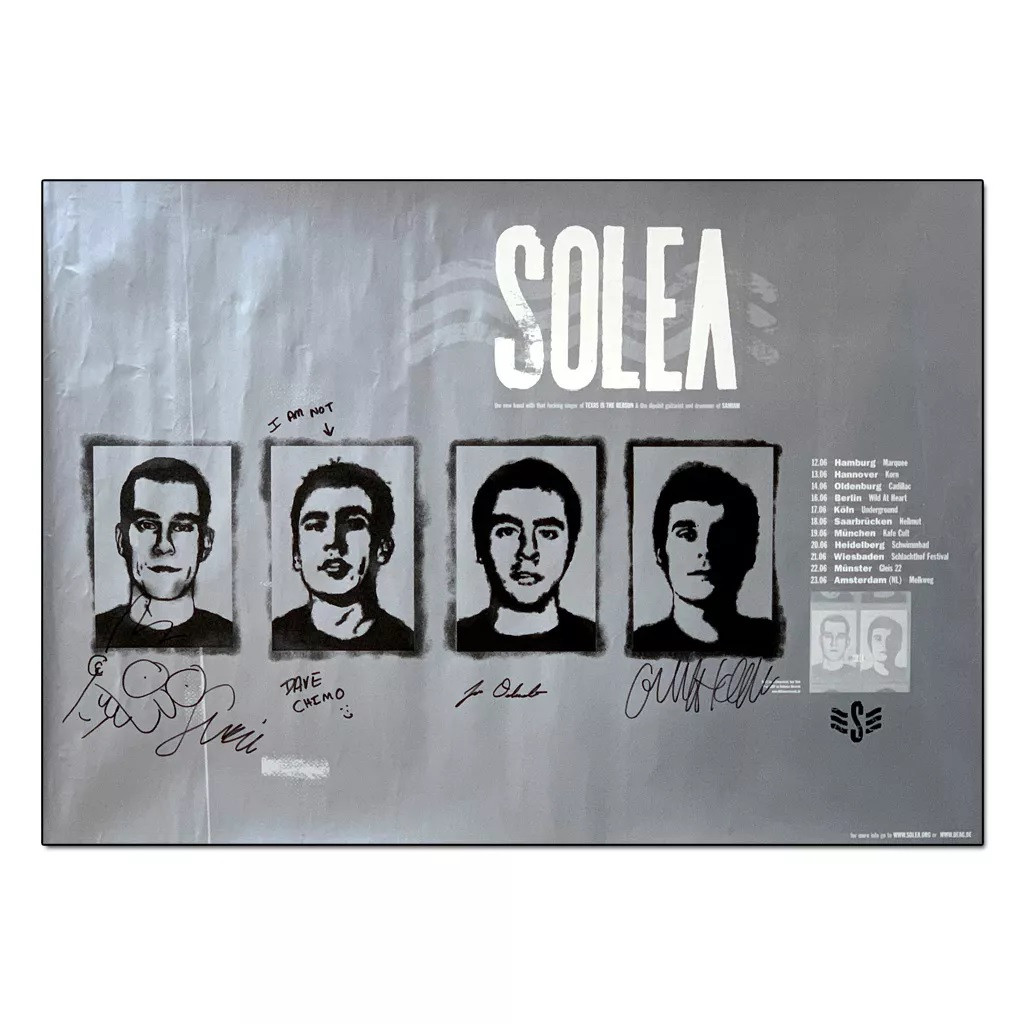 Solea - European Tour 2002 [Poster Autografado]