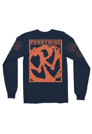 Pennywise - OG Logo [Suedine Crewneck Manga Longa]
