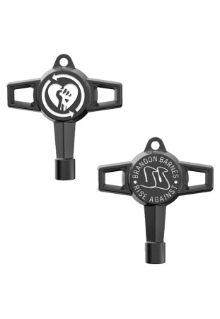 Rise Against - Brandon Barners Signature Drum Key Black Nickel [Chave de Bateria]