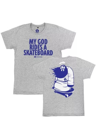 Highlight Sounds - My God Rides A Skateboard [Camiseta]
