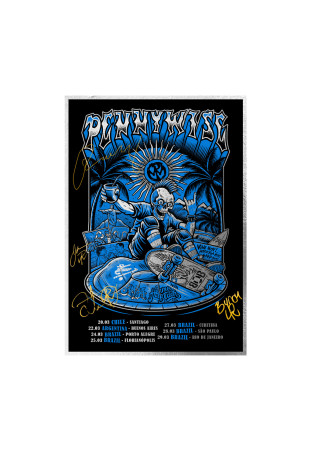 Pennywise - Tour 2026 [Pôster Autografado]