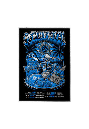 [PRÉ-VENDA] Envios à partir de 16/04 - Pennywise - Tour 2026 [Pôster]