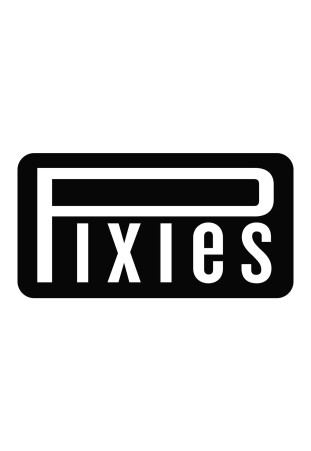 Pixies - Logo Branco [Adesivo]