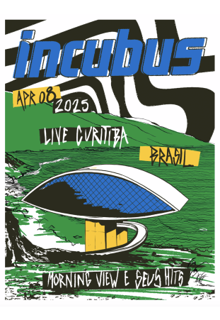 Incubus - Event Curitiba 2025 [Pôster]