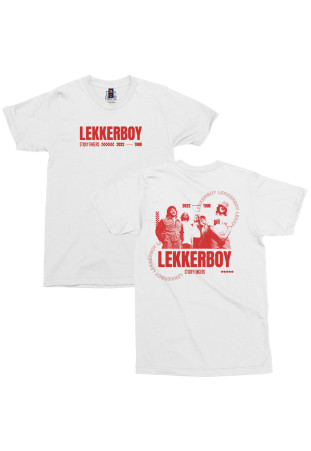 Sticky Fingers - Lekkerboy Tour 2022 [Camiseta Branca]