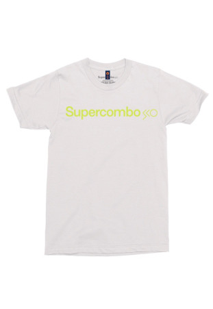 Supercombo - Logo Neon [Camiseta Branca]
