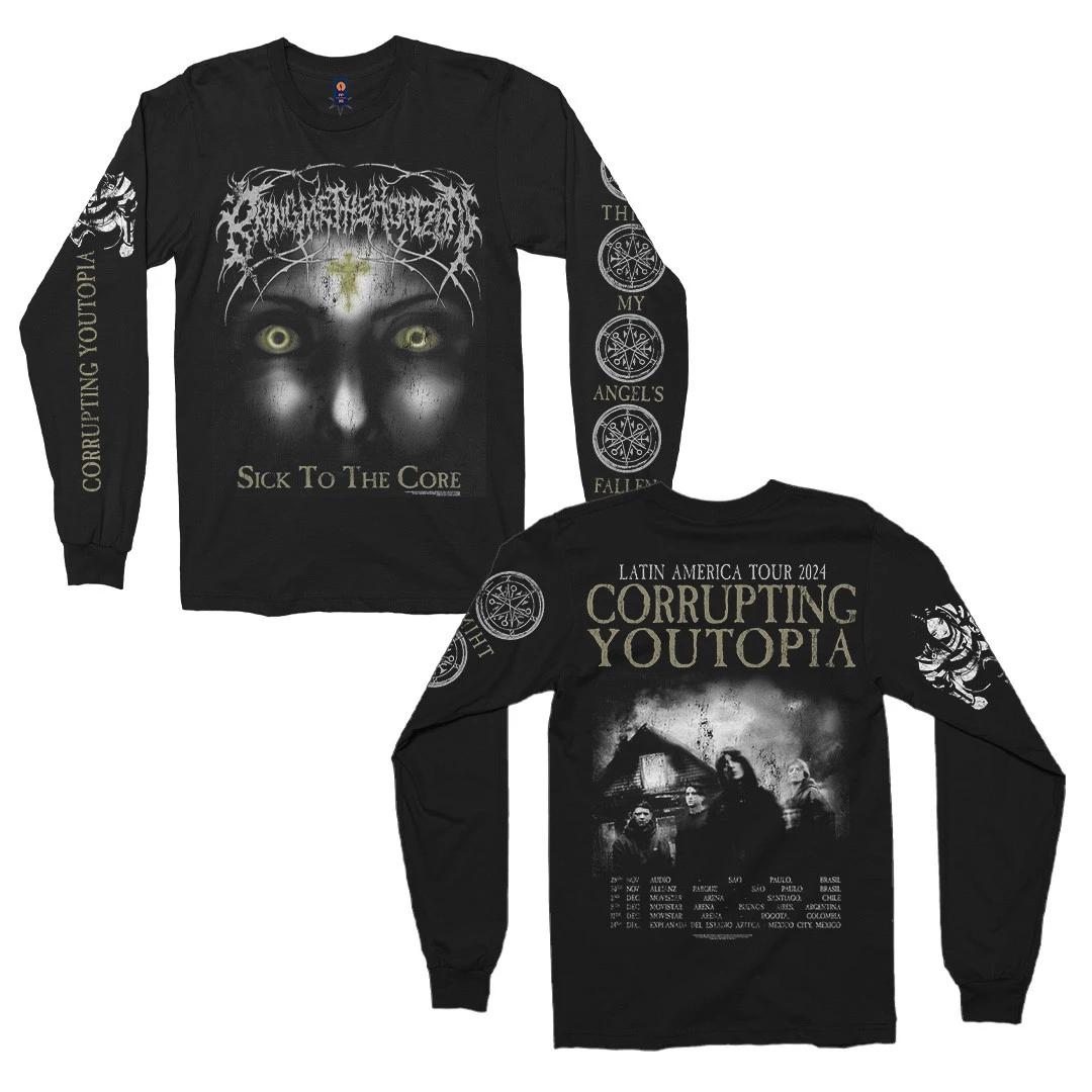 BMTH Signature USA Tour 2017 Tシャツ Bring Me The Horizon - Corrupting Utopia [Manga Longa OVERSIZED]