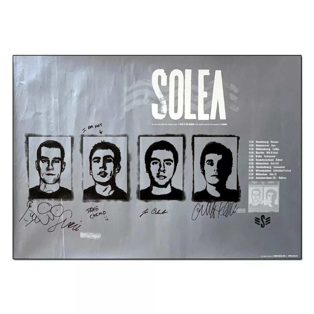 Solea - European Tour 2002 [Poster Autografado]