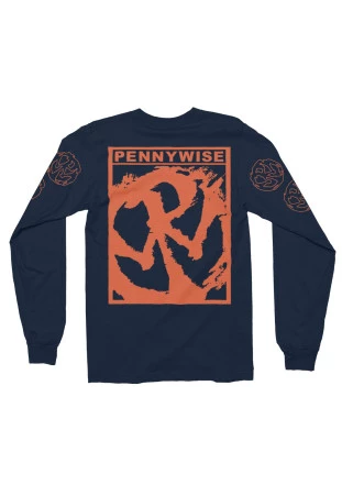 Pennywise - OG Logo [Suedine Crewneck Manga Longa]