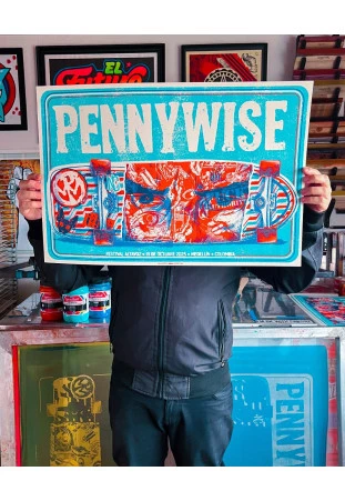 Pennywise - Medellín 2025 [Pôster]