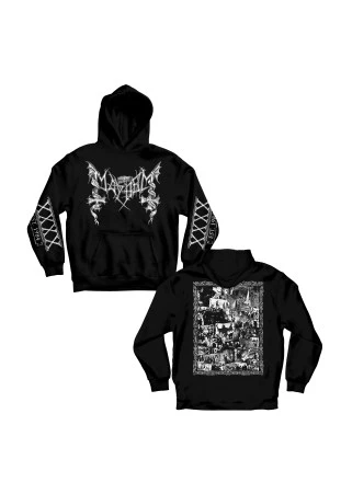 Mayhem - 40th Collage B&W [Soft Hoodie]