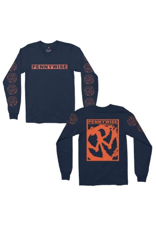 Pennywise - OG Logo [Suedine Crewneck Manga Longa]