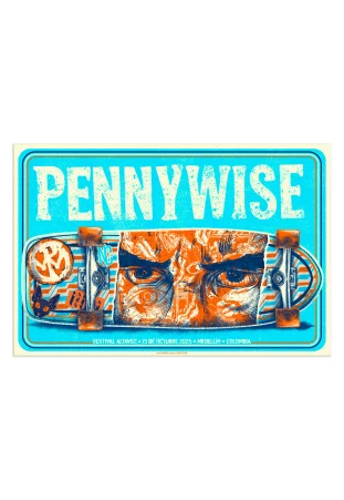 Pennywise - Medellín 2025 [Pôster]