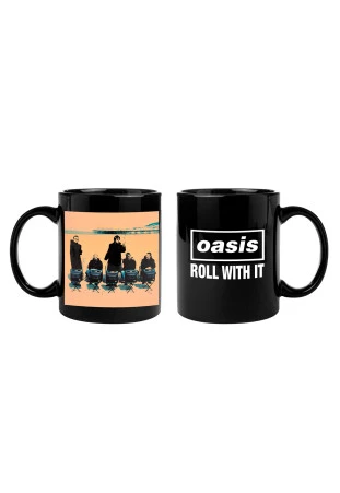 Oasis - Roll With It [Caneca]