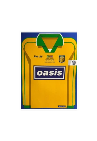 Oasis - Poster Camisa Silkscreened [Amarelo]