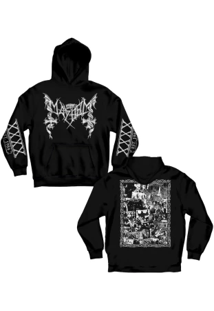 Mayhem - 40th Collage B&W [Soft Hoodie]