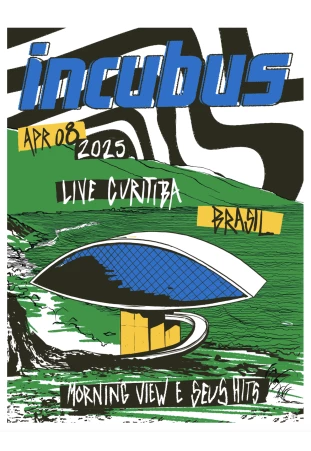 Incubus - Event Curitiba 2025 [Pôster]